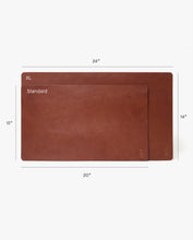Load image into Gallery viewer, Leather Desk Pad (Ugmonk Logo - Brown)