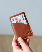Load image into Gallery viewer, Card Wallet (Cognac)