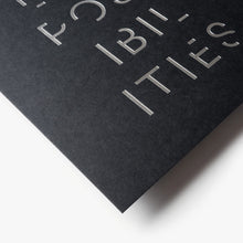 Load image into Gallery viewer, Endless Possibilities (Letterpress Print)