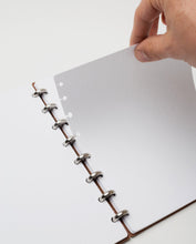Load image into Gallery viewer, Discbound Heirloom Journal Bundle (Brown Journal + 3 Refills)