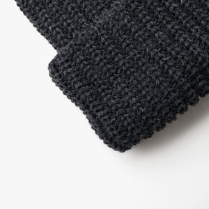 Chunky Knit Beanie (Charcoal)