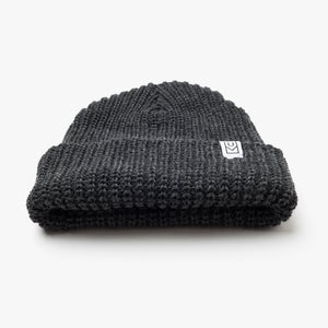 Chunky Knit Beanie (Charcoal)