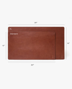 Leather Desk Pad (Ugmonk Logo - Brown)