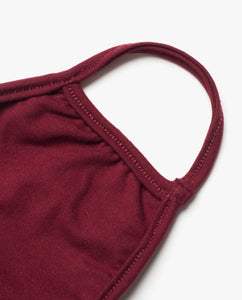 Face Mask (Burgundy - 9 Pack)