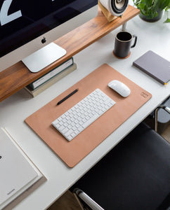 Leather Desk Pad (Ugmonk Logo - Natural)