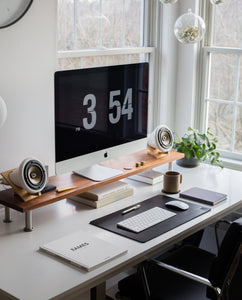 Leather Desk Pad (Ugmonk Logo - Black)