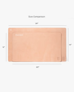 Leather Desk Pad XL (Ugmonk Logo - Natural)