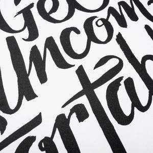 Get Uncomfortable (Letterpress Print)