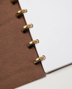 Discbound Heirloom Journal Bundle (Brown Journal + 3 Refills)