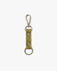 Leather Key Clip (Olive)