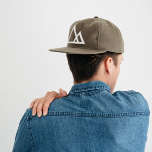 Mountains Baseball Cap (Olive)