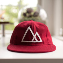 Load image into Gallery viewer, Mountains Baseball Cap (Burgundy)
